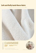 Straight row Split design soft bread module sofa berber fleece comfortable living room sofa apartment home furniture accessories