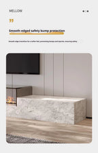 Any Size Custom Italian Luxury Stone TV Console Modern Entertainment Wall Fireplace Waterproof Scratch Proof EO Certified Living