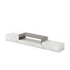 Any Size Custom Italian Luxury Stone TV Console Modern Entertainment Wall Fireplace Waterproof Scratch Proof EO Certified Living