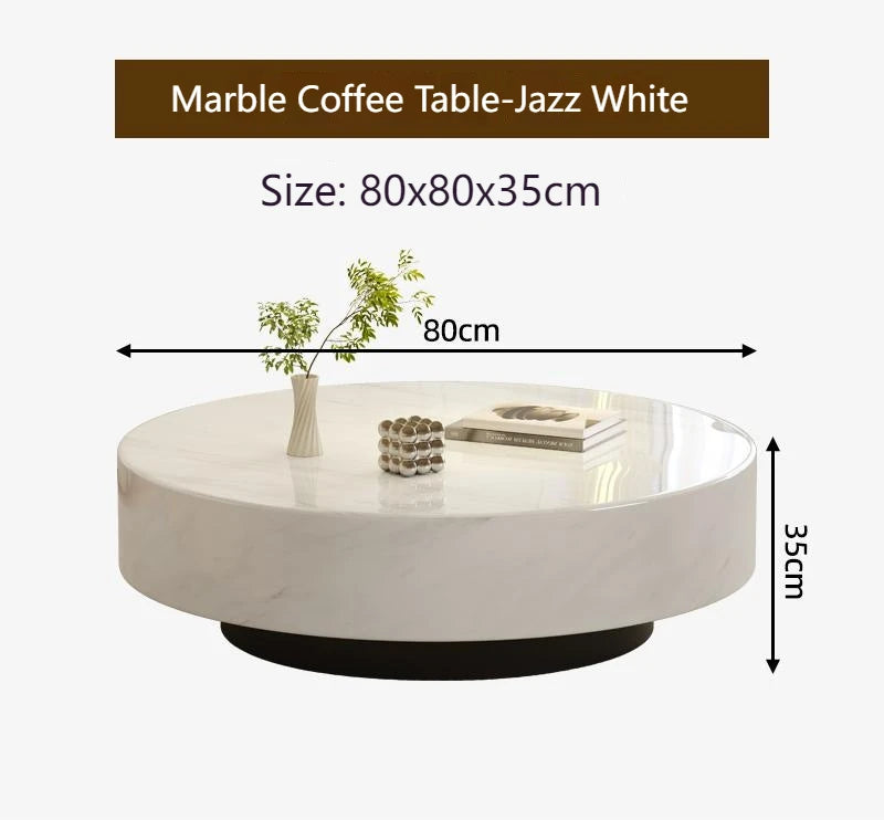 Any Size Custom Italian Minimalist Round Marble Nesting Tables Set Luxury Natural Stone Designer Villa Penthouse Living Room Fur