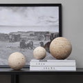 Polished Travertine Sphere