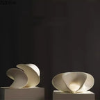 Abstract Flower Art Sculpture Ceramics Crafts Ornaments Desk Decoration White Flower Abstract Sculpture Room Aesthetic Decor