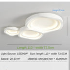 Nordic LED Chandelier Ceiling Light Minimalist Design for Bedroom Dining Living Room Decoration Indoor Lighting Lusters Fixtures