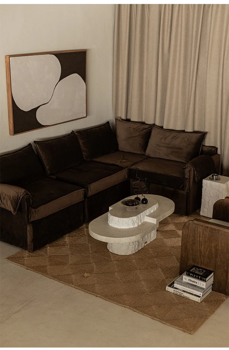 Any Size Custom Roman Wabi Sabi Oval Table Stone Look Fiberglass Boutique Showroom Heat Scratch Resistant Artistic Shape Customi