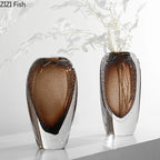 Double-layer Bubble Glass Vase Hydroponics Plant Pots Table Decoration Flower Arrangement Floral Vases Room Aesthetic Decor