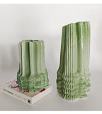 Creative Stacking Ceramic Vase Minimalism Flower Pots Desk Decoration Flowers Arrangement Floral Vases Room Aesthetic Decor