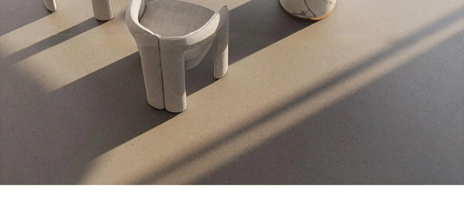 Natural Marble Dining Table with Walnut Base, Minimalist Luxury Villa Long Table, Eco-Friendly & Moisture-Proof, Customizable