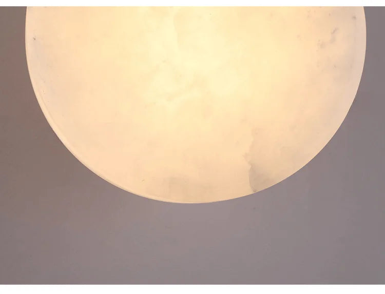 Luxury Spain natural Marble Round Wall Lamp Nordic Modern LED room Light living room Bedroom Passage corridor High-end Fixture