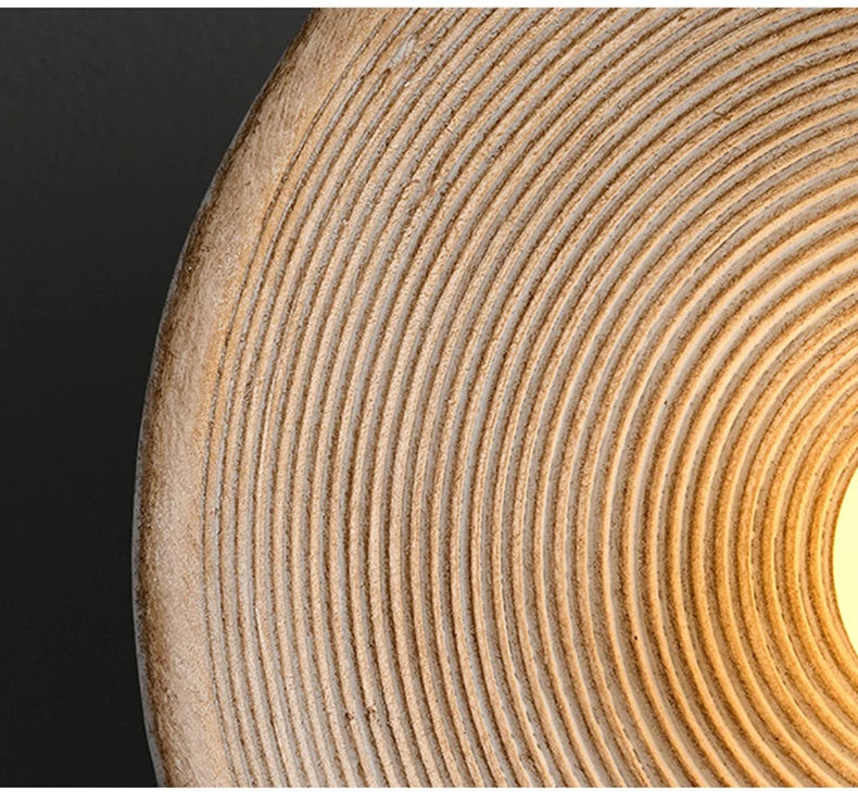 Nordic Creative Retro Round Wall Lamp Wabi-sabi Resin Sconces for Living Room Bedroom Bedside Hotel Corridor  Decor lightig