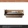 Unique European Double Bed Platform Elegant Pretty Solid Wood Luxury Bed Bases Bedroom Modern Camas Queen Size Furniture Home