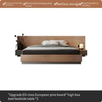 Unique European Double Bed Platform Elegant Pretty Solid Wood Luxury Bed Bases Bedroom Modern Camas Queen Size Furniture Home