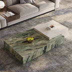Any Size Custom Italian Luxury Marble Coffee Table High End Designer Statement Piece Villa Penthouse Living Room Heat Scratch Re