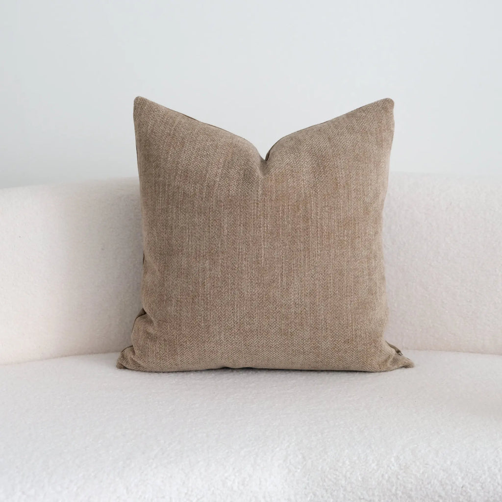 Coffee Brown Maillard Cushion Cover Retro Geometric Jacquard Pillow Case Wabi Sabi Pillow Covers Decorative Modern Luxury Home