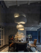 Nordic Wabi Sabi Ceiling Chandelier Modern E27 LED Dining Table Pendant Lights for Living Room Bedroom Loft Decor Hanging Lamp