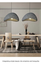 2026 New Model Wabi Sabi Pendant Lamp Living Room Dining Table Bedroom LED Ceiling Chandelier Light Home Decor E27 Hanging Lamp