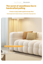 Straight row Split design soft bread module sofa berber fleece comfortable living room sofa apartment home furniture accessories