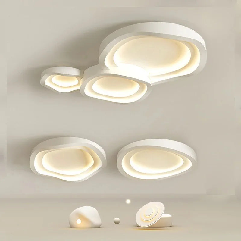 Nordic LED Chandelier Ceiling Light Minimalist Design for Bedroom Dining Living Room Decoration Indoor Lighting Lusters Fixtures