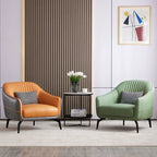 Scandinavian light luxury single sofa chair living room home bedroom leisure chair designer fabric sofa lazy small household