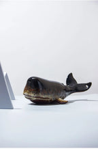 Creative Whale Ceramic Sculpture Modern Crafts Porcelain Ornaments Desk Decoration Simulated Whale Statue Room Aesthetic Decor