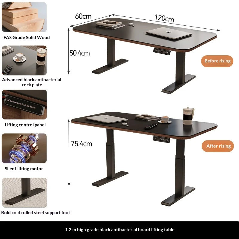 Any Size Custom Nordic Style Electric Lift Coffee Table Sturdy Durable Living Room Home Luxury Multi Functional Tea Table Furnit