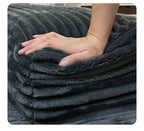 Any Size Custom Oversized Corduroy Rabbit Fur Sofa Customizable Integrated Sponge Sit Lie Eco Friendly Filling Vacuum Packed Liv