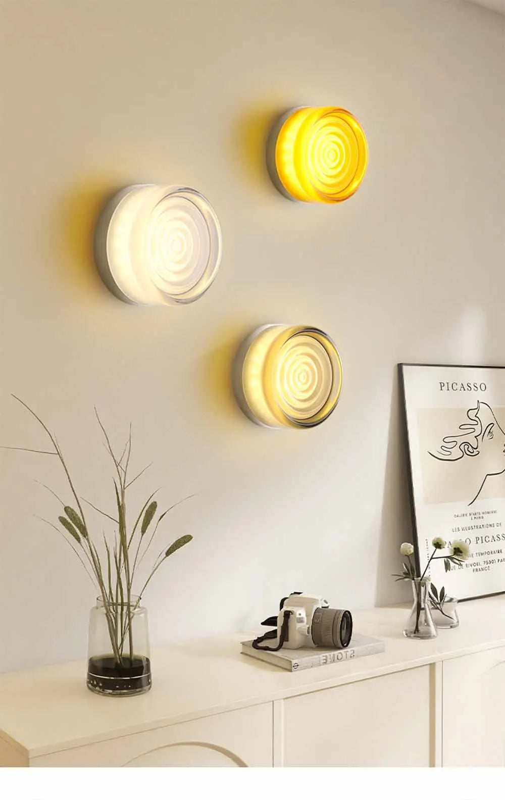 Nordic LED Wall Lamp Jelly Design Decorative Wall Lamp Corridor Study Restaurant Home Decoration Creative Lighting Fixtures