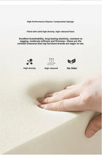 Frameless Tofu Block Sofa, Wabi-Sabi Chenille Fabric with 5-Zone Support, Heavy-Duty & High-Density Foam, Minimalist Design