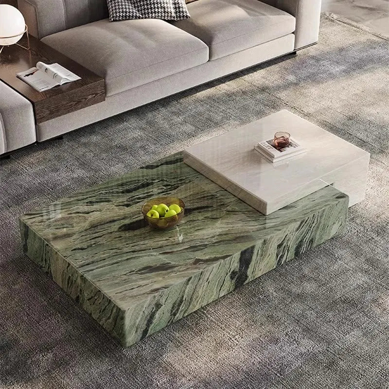 Any Size Custom Italian Luxury Marble Coffee Table High End Designer Statement Piece Villa Penthouse Living Room Heat Scratch Re