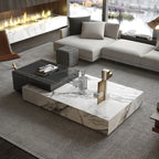 Any Size Custom Italian Luxury Marble Coffee Table High End Designer Statement Piece Villa Penthouse Living Room Heat Scratch Re