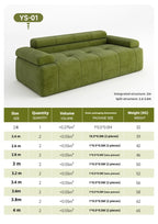 Any Size Custom Modern Comfort Luxury Puff Sofa Vacuum Roll Pack Compression Design Living Room Home Leisure Sofa Dual Use Sofa