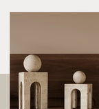 Any Size Custom Modern Marble Sculpture Vase Handcrafted Unique Stone Art Decor Luxury Home Living Room Shelf Office Desk Premiu