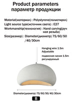 Nordic Wabi Sabi Pendant Lamps Dining Room Lighting Modern Living Room Bedroom LED Ceiling Chandelier Loft Lustre Hanging Lights