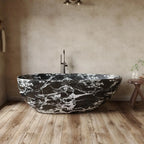 Any Size Custom Italian Luxury Egg Shaped Bathtub Freestanding Soaking Tub Villa Bathroom Spa Whirlpool Tub Modern Luxury Design