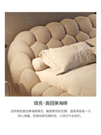 Lambswool Floating Bed Aesthetics Princess Wedding High End Quality Bed Modern Apartment Confortable Muebles Bedroom Furniture