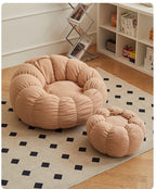 Lazy Sofa Sofa Chair balcony Leisure sleep Sofa living room sofas Modern easy chair small Sofa with Stool Bedroom Furniture