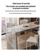 Quartz Stone Breakfast Bar, Kitchen Island with Dining Table & Cabinet, Stain Resistant & High Hardness, Custom Modern Design