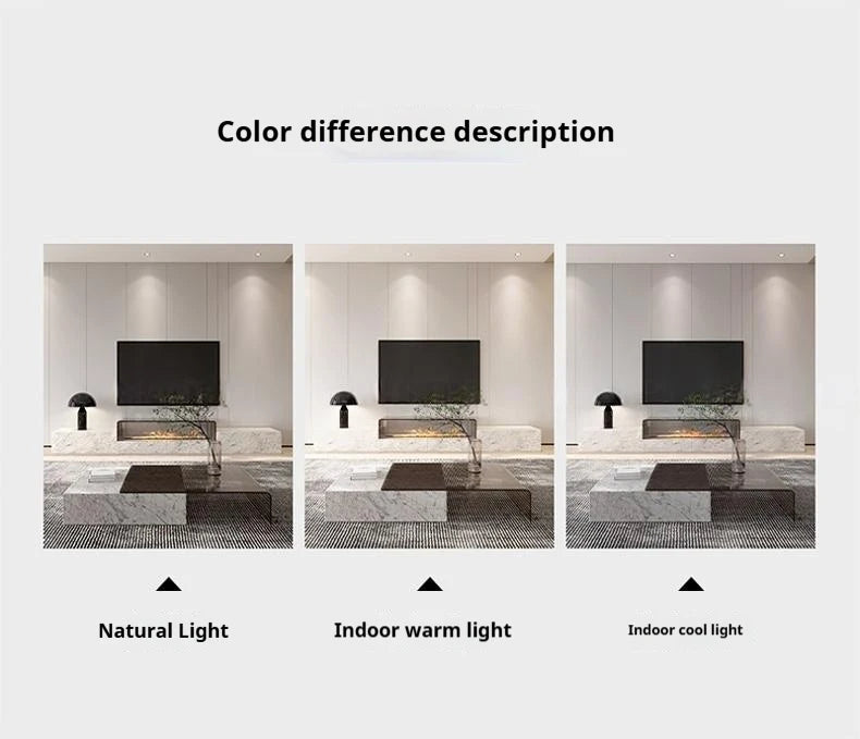 Any Size Custom Italian Luxury Stone TV Console Modern Entertainment Wall Fireplace Waterproof Scratch Proof EO Certified Living