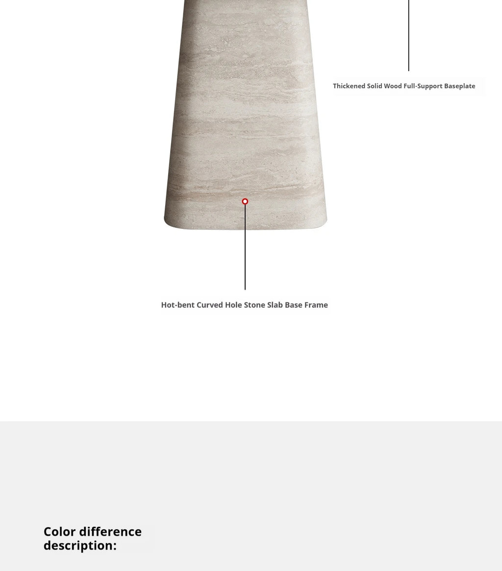Any Size Custom Travertine Pattern Entryway Console Table Coffee Table Luxury Minimalist Living Room Side Accent Table Furniture