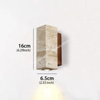 Spanish Yellow Cave Stone LED Wall Lamp Nordic Minimalist Living Room Bedroom Headboard Background Home Decor Fixture