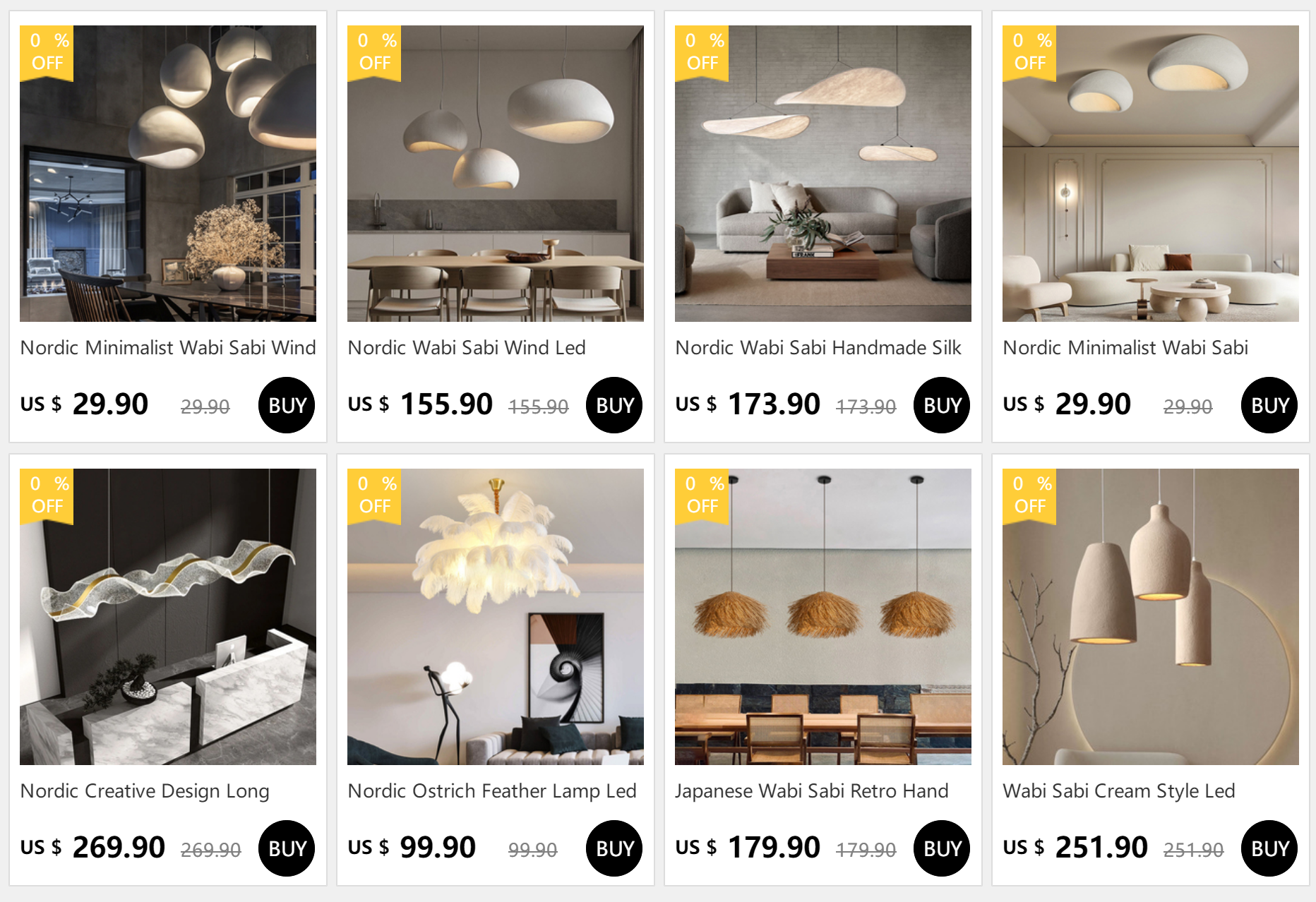 Nordic Minimalist Wabi Sabi Cream Wind Led Ceiling Lamps Chandelier Lustre Living Dining Room Home Decor Bedroom Lights Fixture