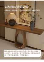 American Classic Console Table Unique Design Mid Century Cool Console Table Porch Entrance Recibidores Para Entrada Furniture