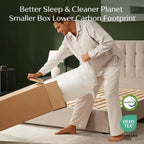 Mattress, 6 Inch Gel Memory Foam Mattress in a Box, Fiberglass Free, Breathable for Cooler Sleep, Customized