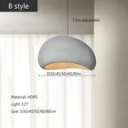 Nordic Wabi Sabi Ceiling Chandelier Modern E27 LED Dining Table Pendant Lights for Living Room Bedroom Loft Decor Hanging Lamp