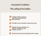 Any Size Custom Nordic Style Electric Lift Coffee Table Sturdy Durable Living Room Home Luxury Multi Functional Tea Table Furnit