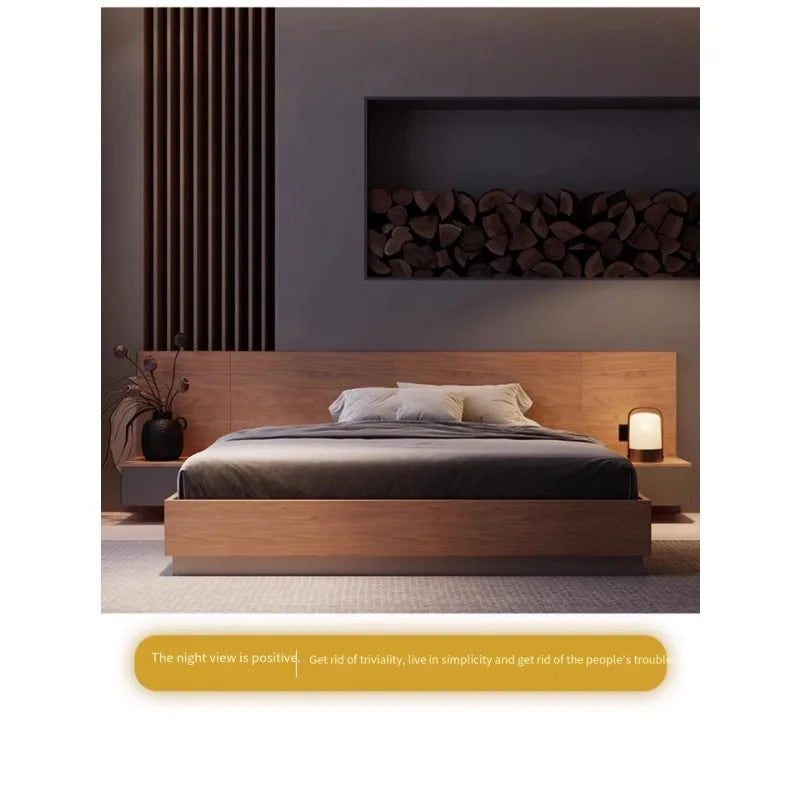 Unique European Double Bed Platform Elegant Pretty Solid Wood Luxury Bed Bases Bedroom Modern Camas Queen Size Furniture Home