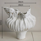 Wabi Sabi Style Painted Porcelain Vase Plant Pots Table Decoration Flowers Arrangement Floral Vases Room Aesthetic Decor