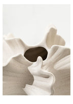 Creative Irregular Wrinkle Vase Abstract Crafts Ceramic Flower Pots Desk Decoration Porcelain Flowers Arrangement Floral Vases