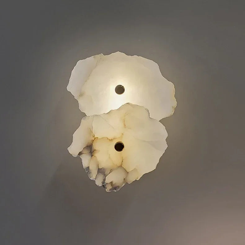 Creative Marble LED Wall Sconce Minimalist Lighting Fixture Living Room Bedroom Bedside Dining Room Corridor Home Decor