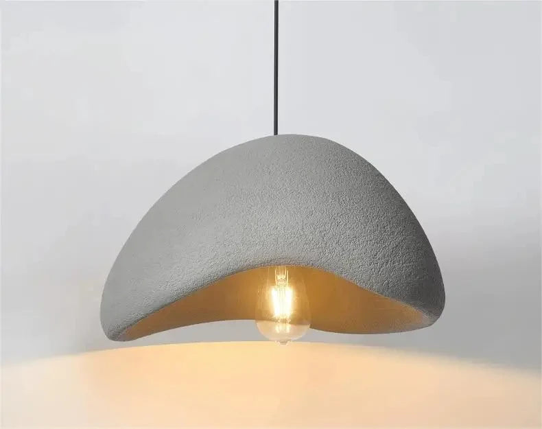 Nordic Wabi Sabi Ceiling Chandelier Modern E27 LED Dining Table Pendant Lights for Living Room Bedroom Loft Decor Hanging Lamp