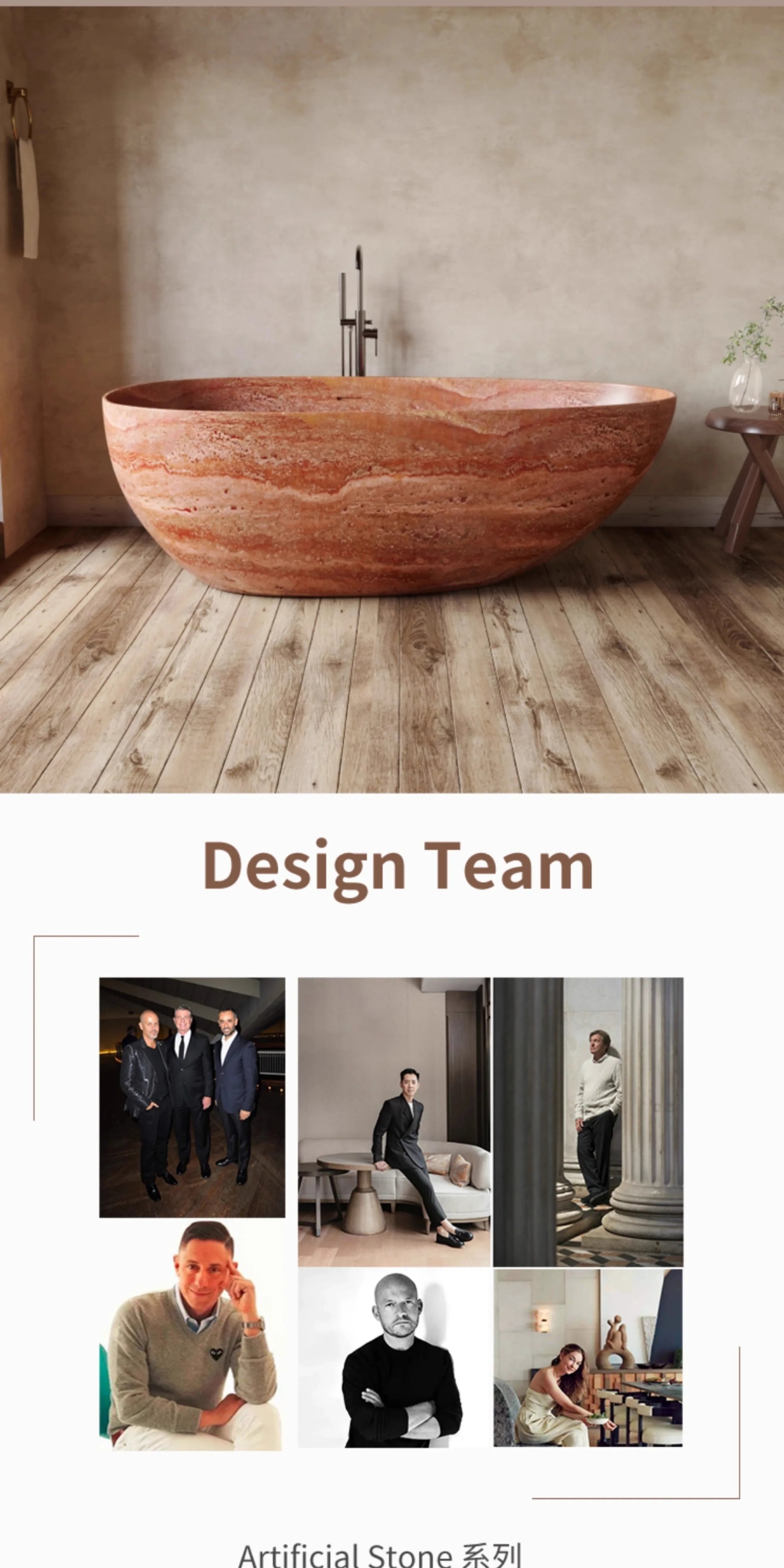 Any Size Custom Italian Luxury Egg Shaped Bathtub Freestanding Soaking Tub Villa Bathroom Spa Whirlpool Tub Modern Luxury Design